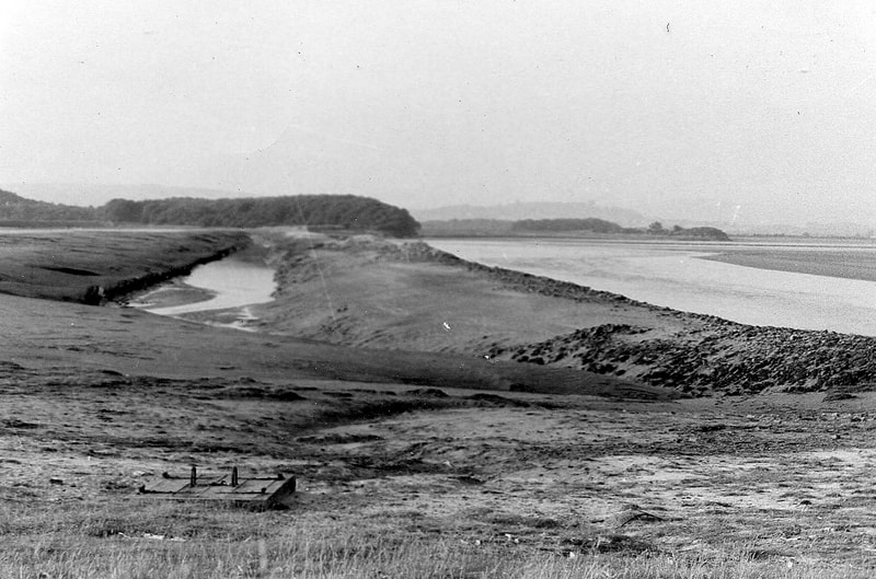 1924 new embankment on River Kent