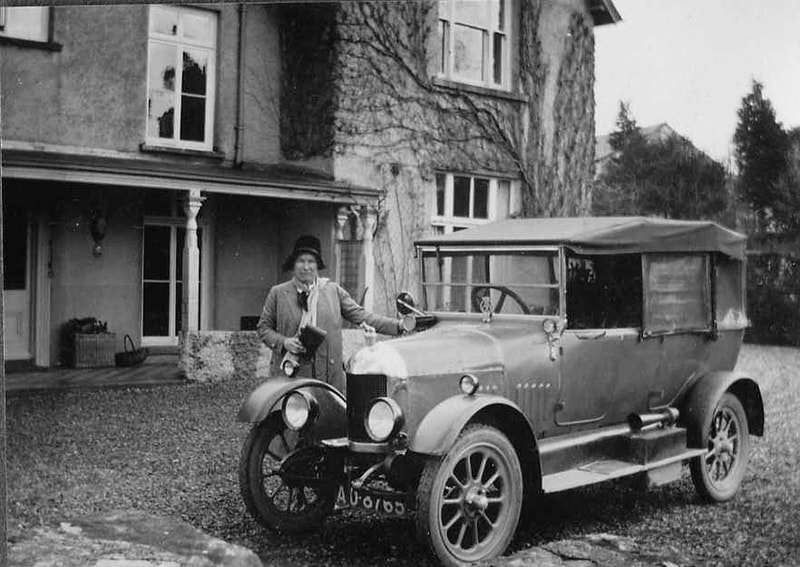 Beathwaite House and proud owner of car